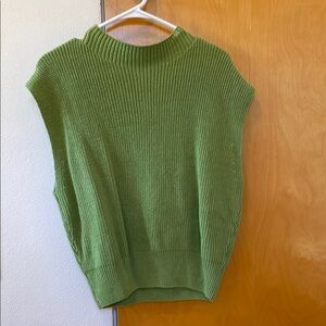 Kittenish knit green vest